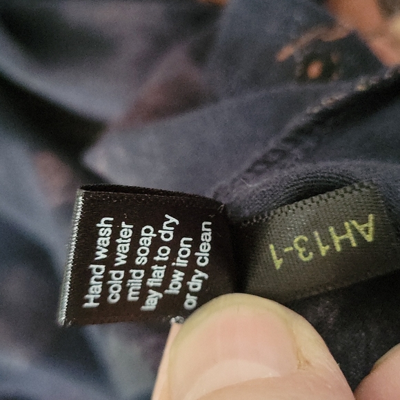 Peruvian Connection Sketchbook autumn wildflowers pleated dress sz xs - Picture 7 of 7